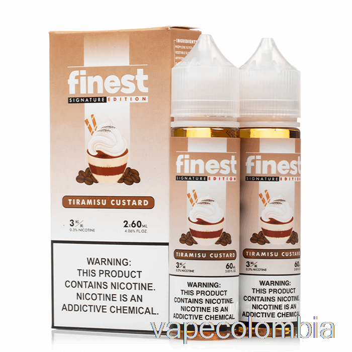 Vape Kit Completo Tiramisu Natillas - La Mejor Edición Exclusiva - 120ml 3mg